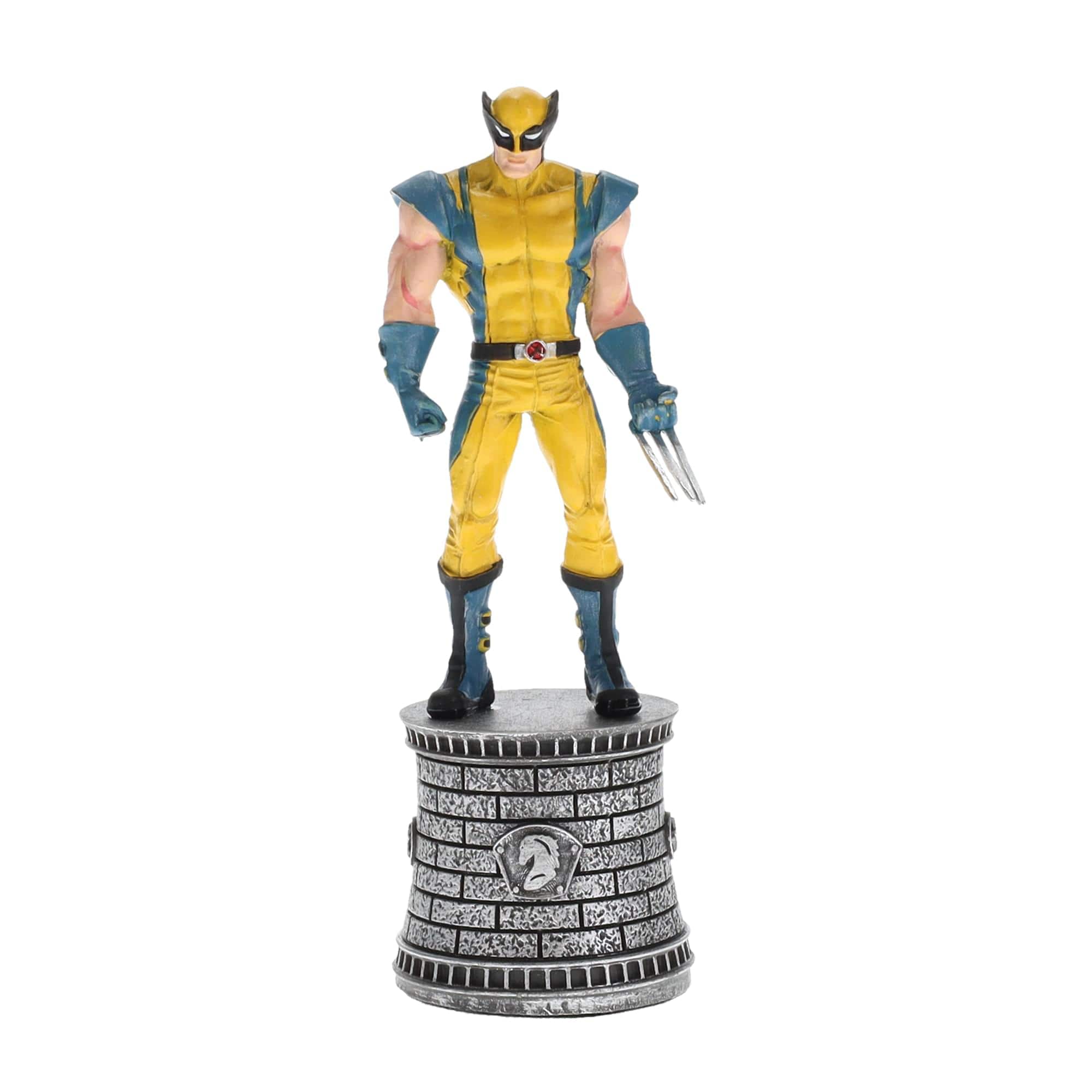 Marvel - Chess Collection #3 Wolverine (Knight) | Chess Piece Only - Gold