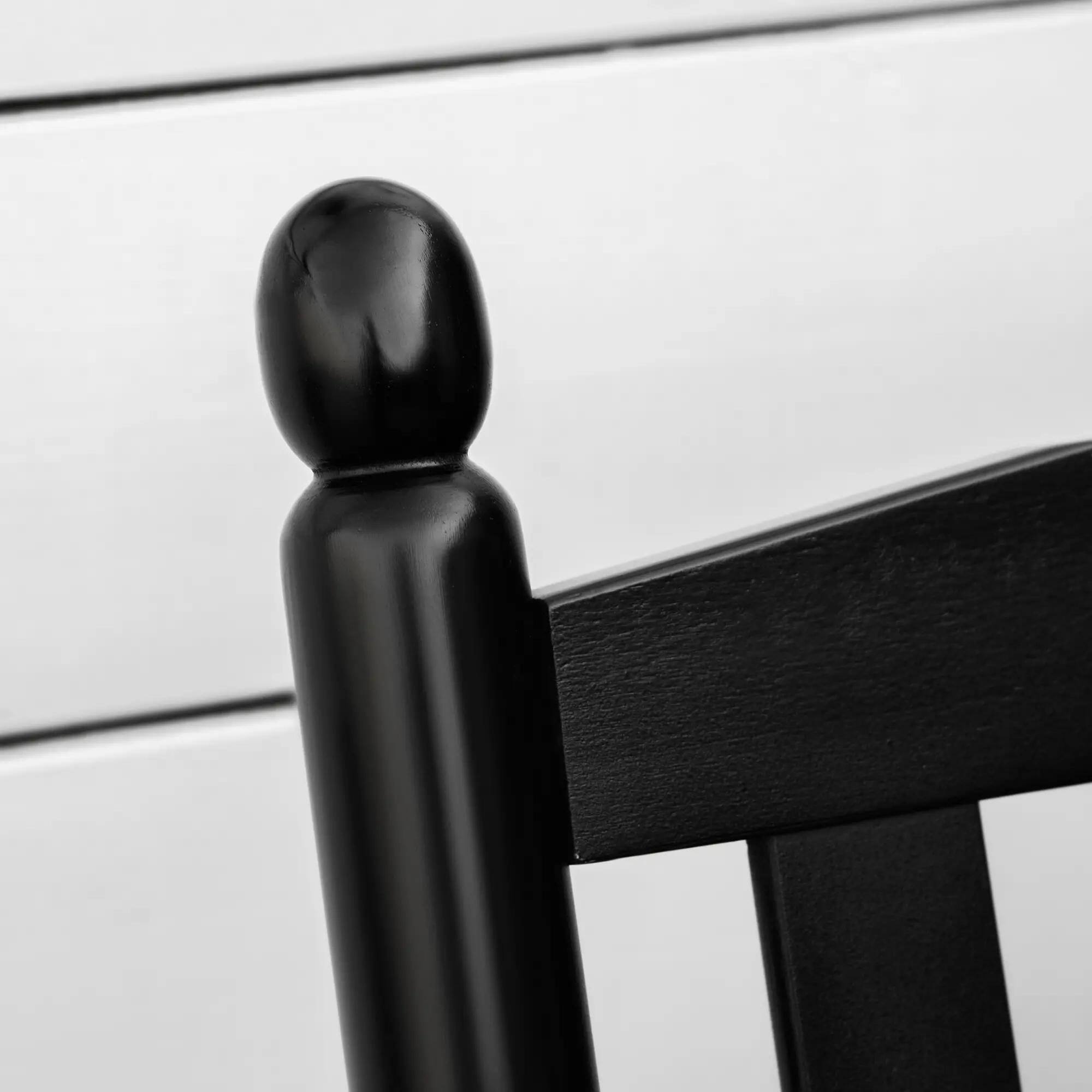 Back. Resenkos - Resenkos Outdoor Glider Bench, Heavy Duty 2-Seater with High Back & Armrests, Patio Loveseat, Black - Black.