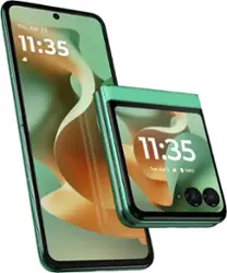 Motorola - razr 2025 256GB (Unlocked) - PANTONE Spring Bud - Front_Zoom