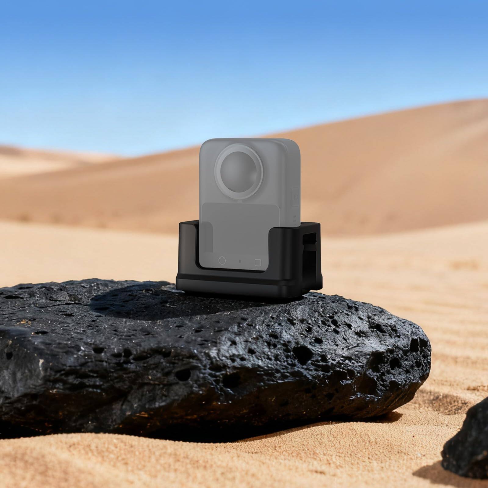 Alt View 2. Neewer - Silicone Desktop Base for DJI Osmo 360, Non-Slip, Anti-Scratch, AC043.