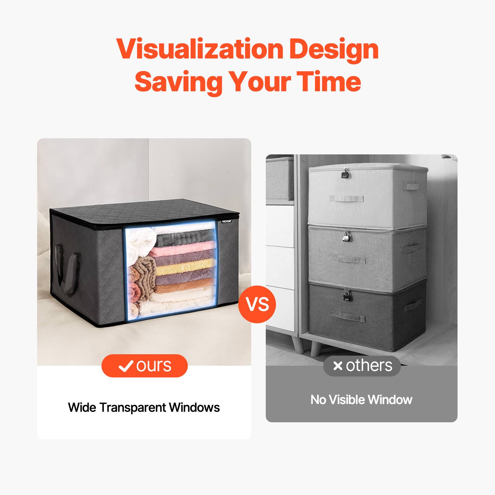 Visualization Design  
Saving Your Time  

ours  
Wide Transparent Windows  

VS  

others  
No Visible Window