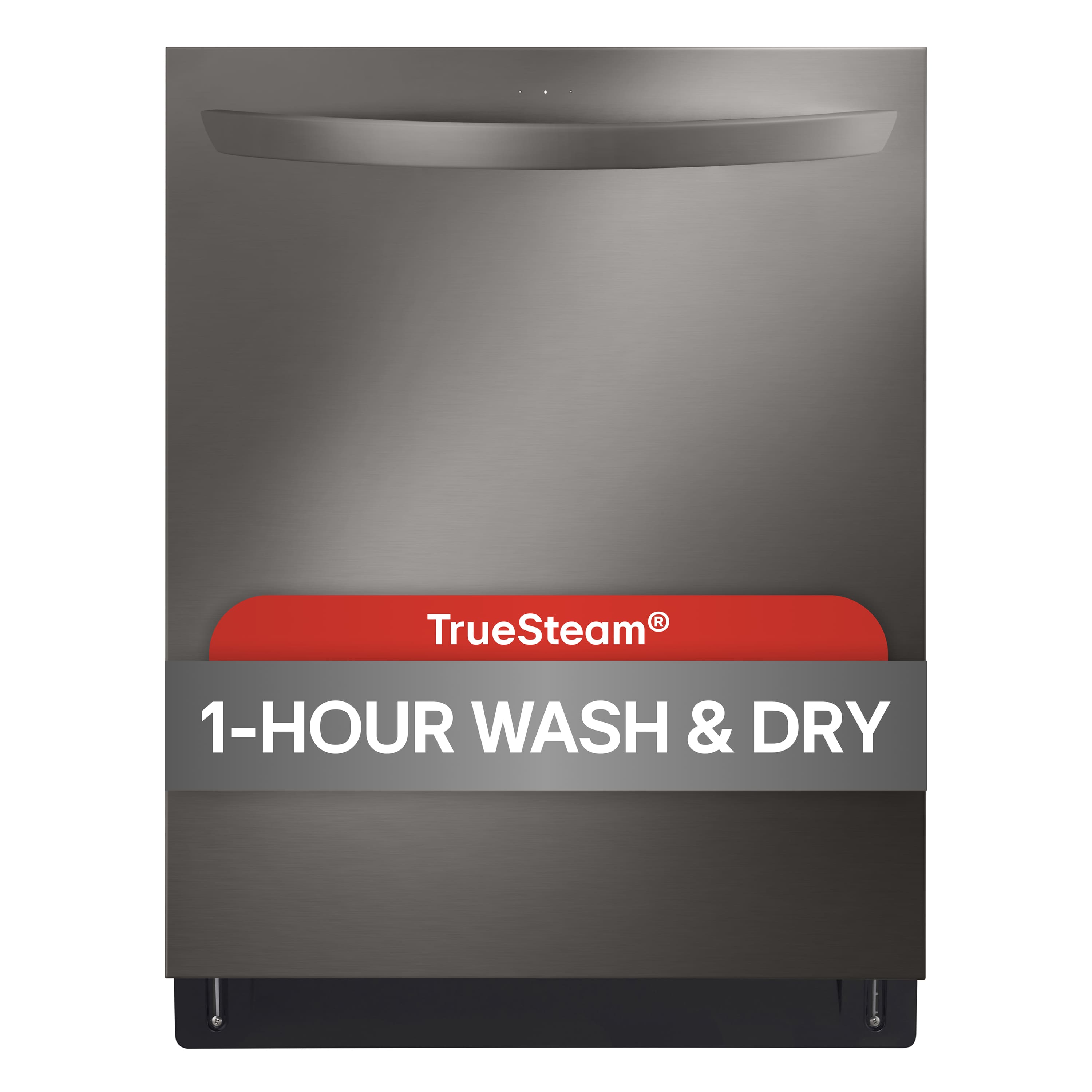 The text on the image reads "TrueSteam 1-Hour Wash & Dry."