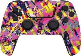 Custom Controllerzz - Custom Wireless Controller for PS5 - Neon Drip