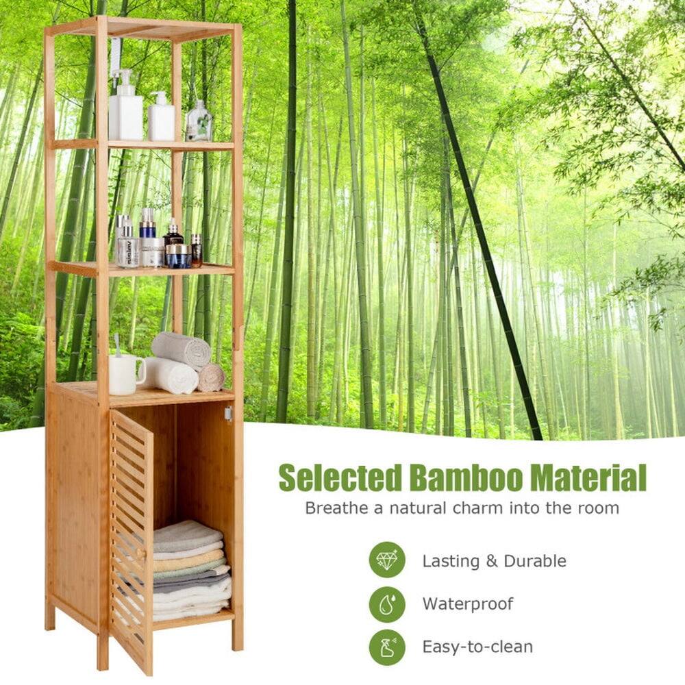 Selected Bamboo Material  
Breathe a natural charm into the room  
Lasting & Durable  
Waterproof  
Easy-to-clean