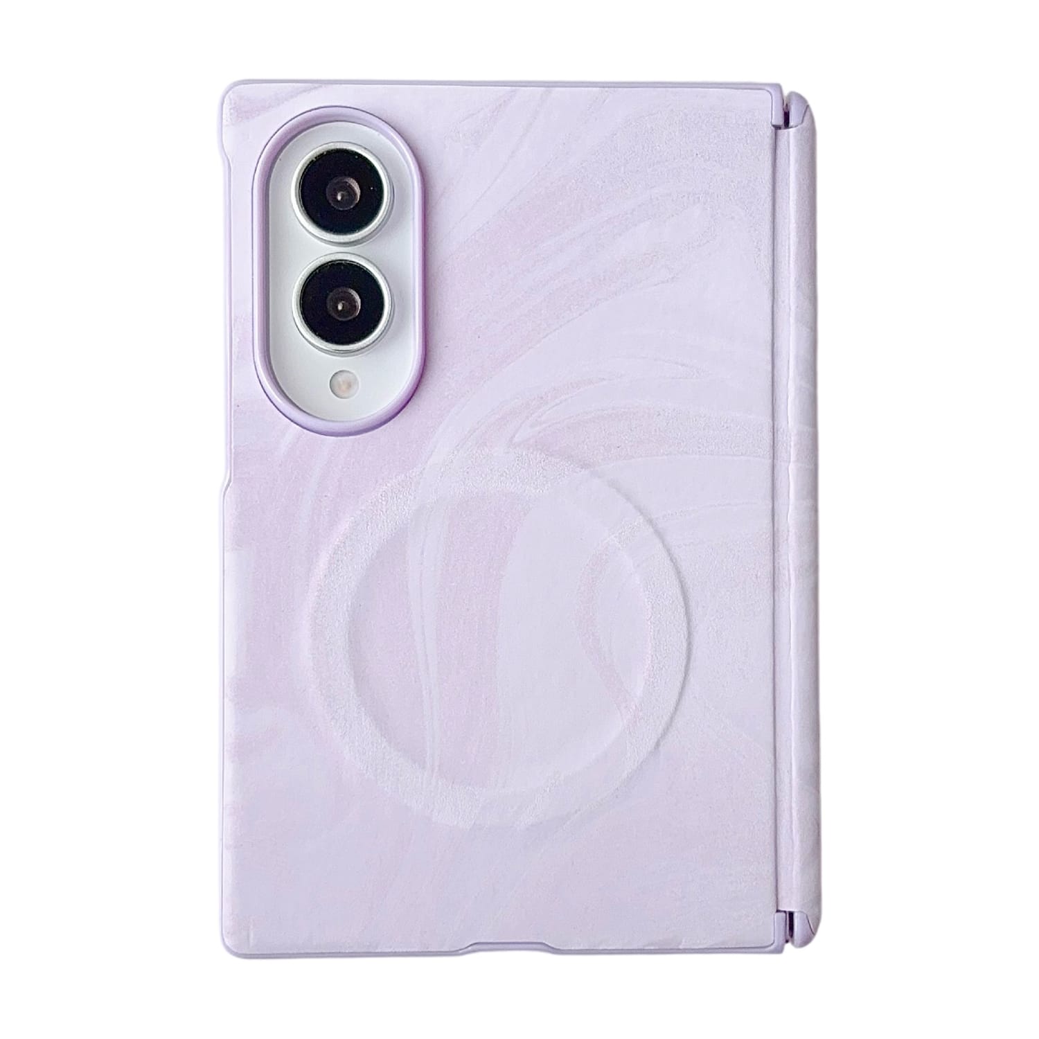 Dteck - Hinge Case for Samsung Galaxy Z Fold8,PU Leather Slim Back Cover,No Front Frame Heat Dissipation Magnetic Case - Purple price history on PriceWatchPro