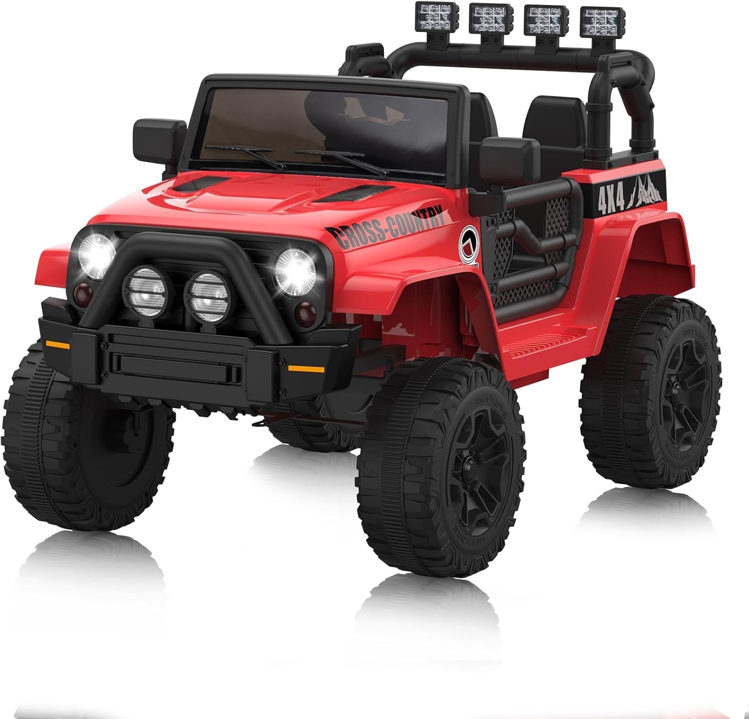 Homhougo - 12V Kids Electric Ride-On Truck Featuring a One-Button Start, Dual Doors, Remote Control Functionality price history on PriceWatchPro