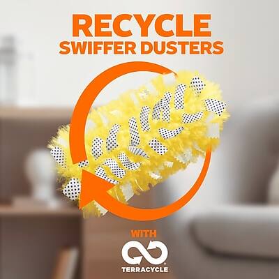 RECYCLE SWIFFER DUSTERS WITH TERRACYCLE