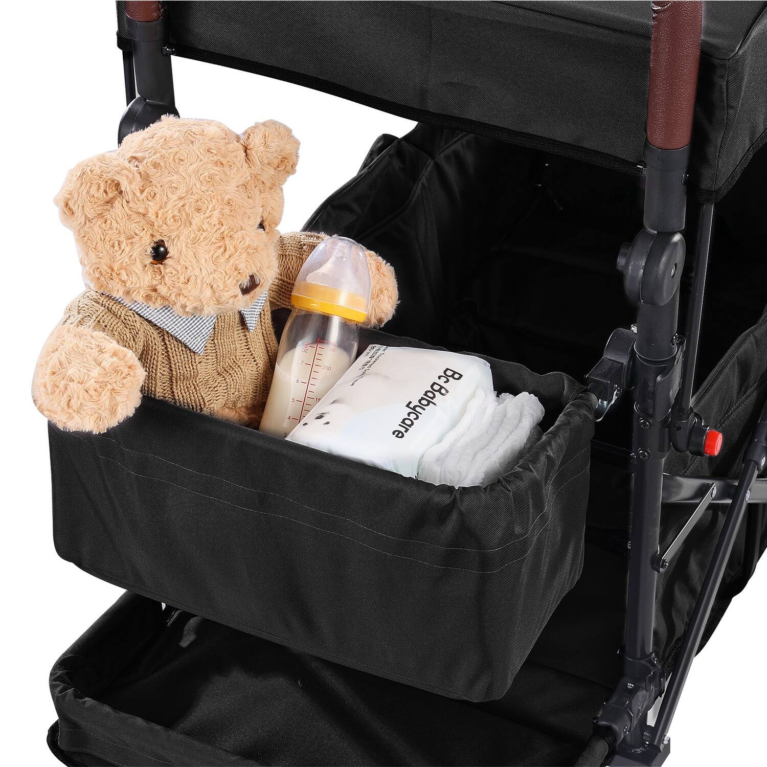Alt View 4. Boyel Living - Wagon Stroller for 2 Kids Folding Outdoor Utility Camping Cart.