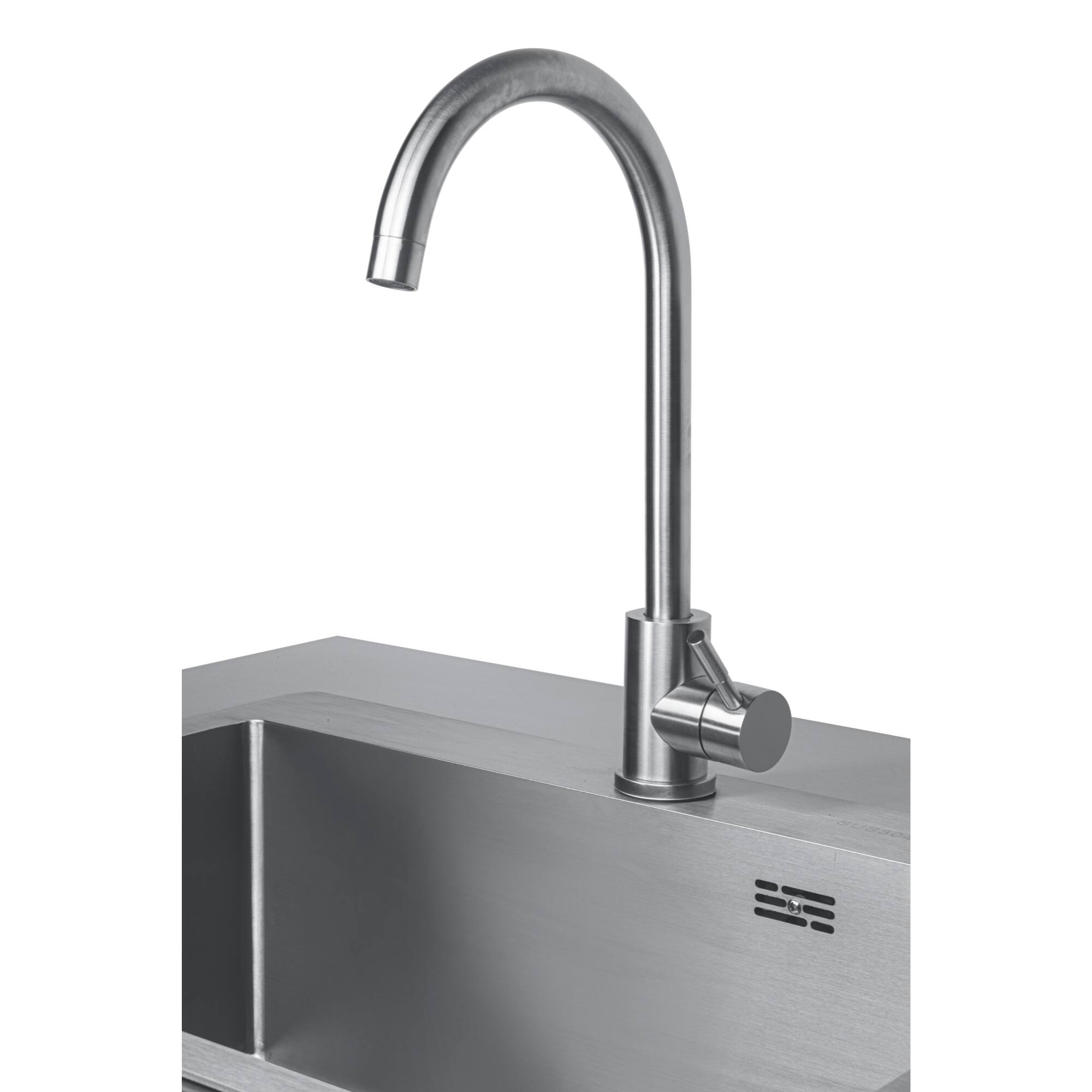 Alt View 1. Koolmore - 32 in. Sink with Cabinet in Stainless-Steel for Outdoor Kitchen (KM-OKS-SWC) - Stainless Steel.