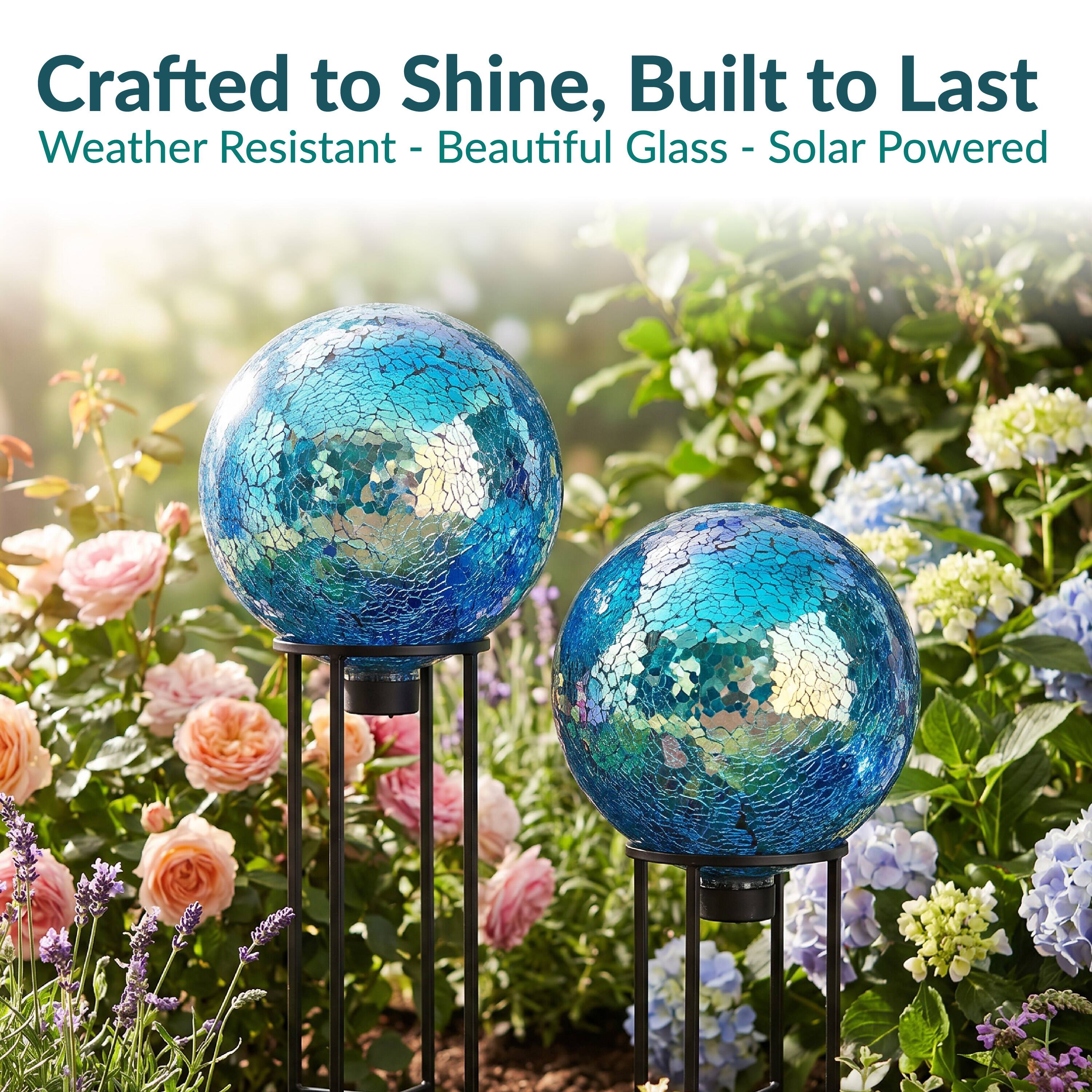 Crafted to Shine, Built to Last  
Weather Resistant - Beautiful Glass - Solar Powered