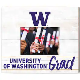 Jardine - Washington Huskies 11'' x 13'' Grad Picture Frame - White