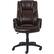 Front. Staples - Staples Kelburne Luxura Ergonomic Faux Leather Swivel Executive Chair, Brown (58227-CC) - Brown.