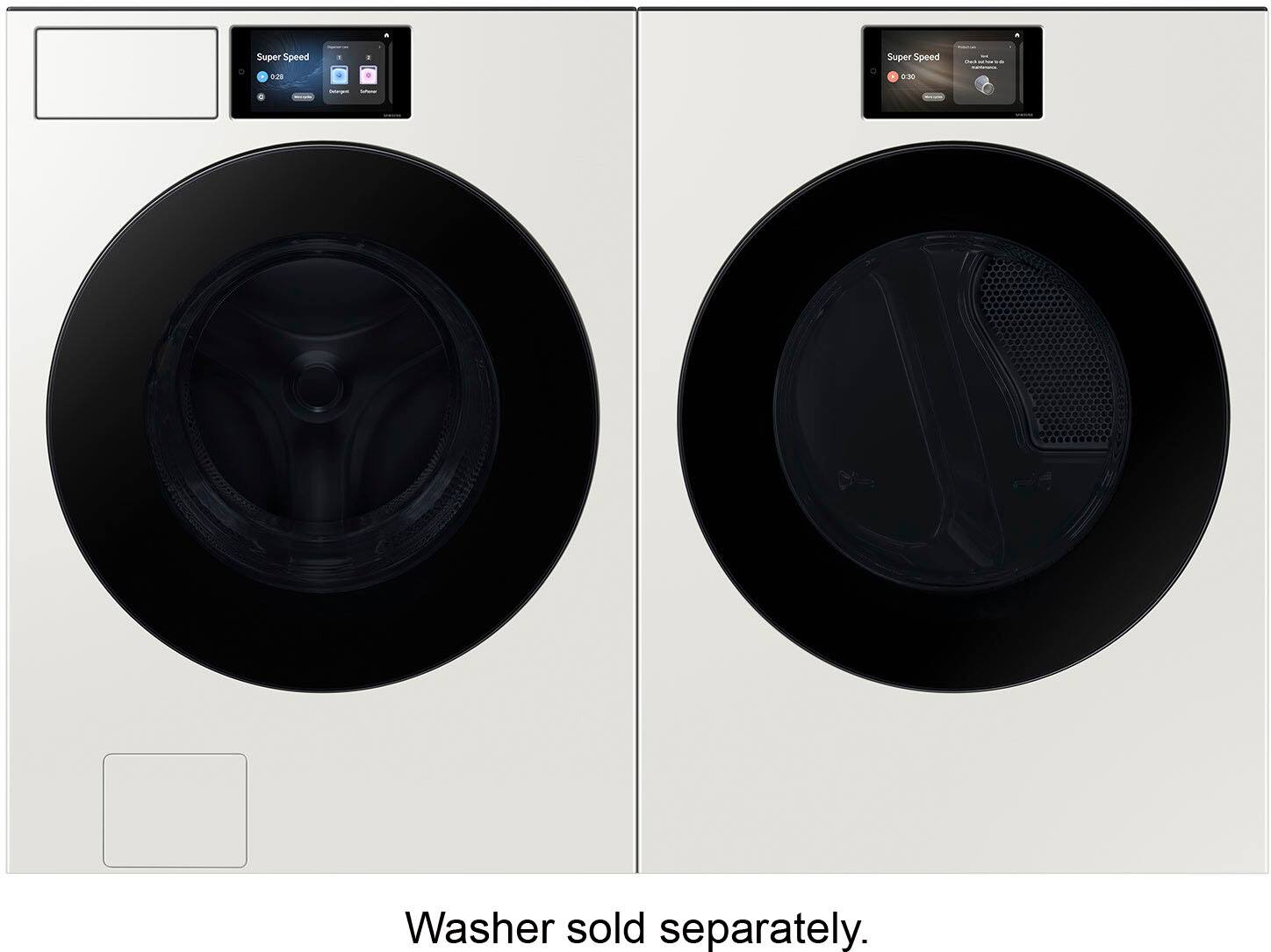 Washer sold separately.