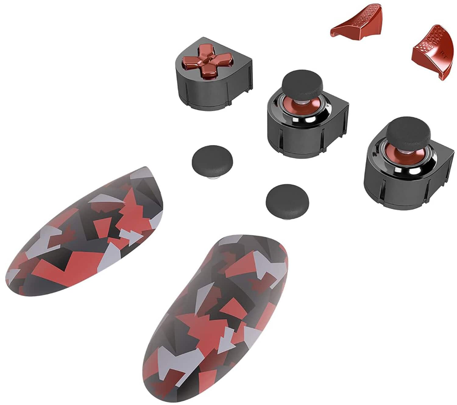 Thrustmaster - eSwap X Color Pack - Red: Compatible with PC, Xbox X|S - Multicolor