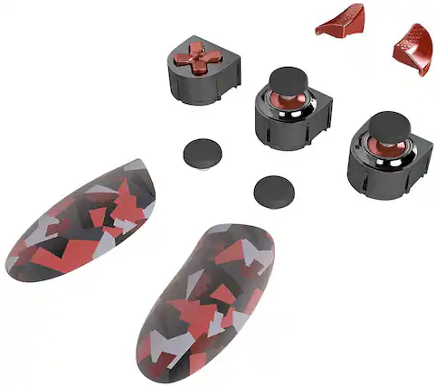 Front. Thrustmaster - Thrustmaster eSwap X Color Pack - Red: Compatible with PC, Xbox X|S - Multicolor.