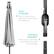 EASY STORAGE: Built-in hand crank allows for quick setup & breakdown.
DURABLE ASSEMBLY: Push-button connector pin protects the pole from damage.