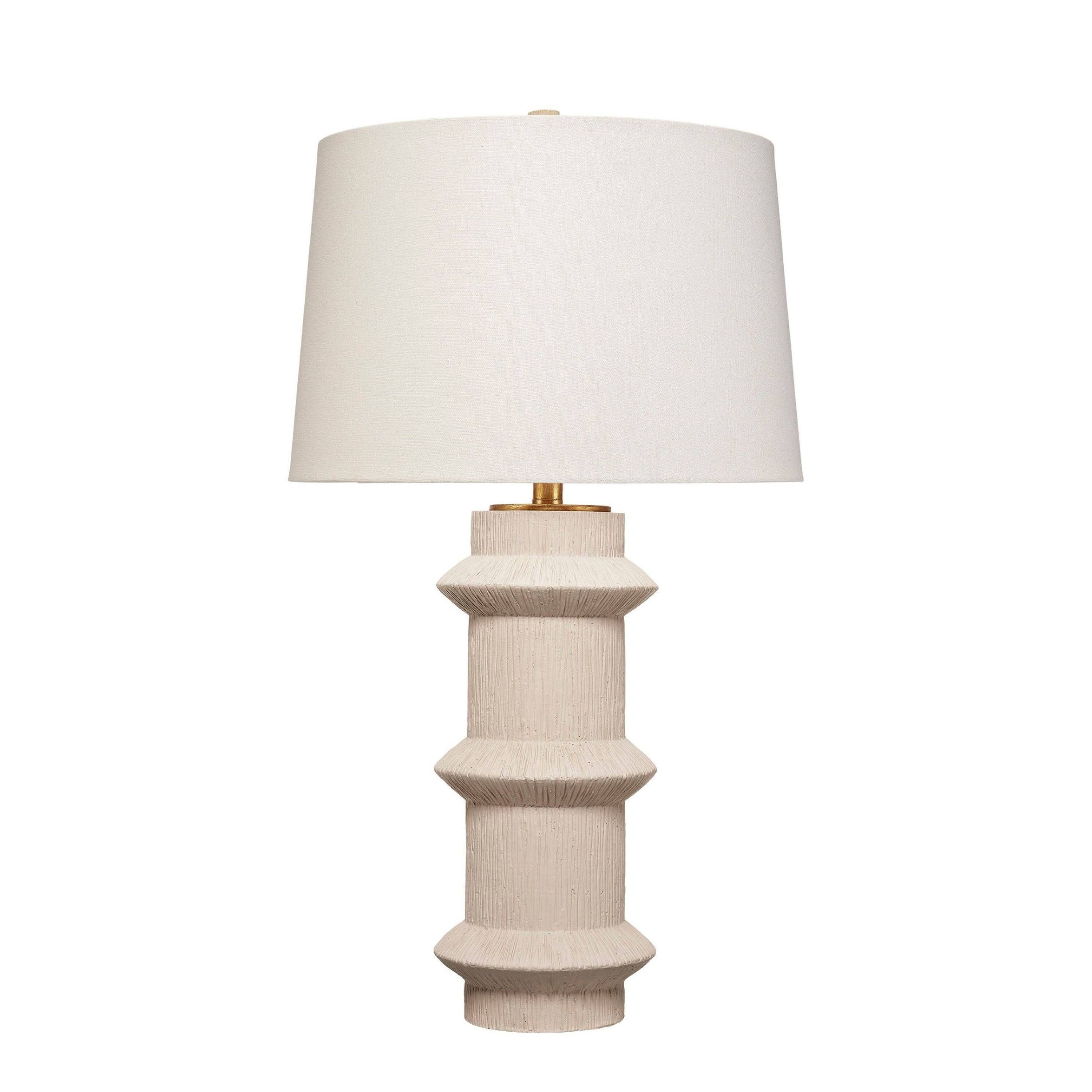 Manhattan Lane Disy Accent Table Lamp, Linen, Turned Sculptural ...