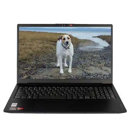 Front. Lenovo - Lenovo V15 83CR001WUS Business Black Laptop/Ryzen 7 7730U/8GB/256GB PCIe SSD/15.6" FHD (1920x1080)/AMD Radeon/No OS.