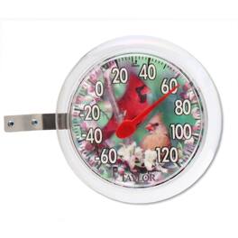 Taylor - Bird Design Dial Thermometer Plastic Assorted 6 in.