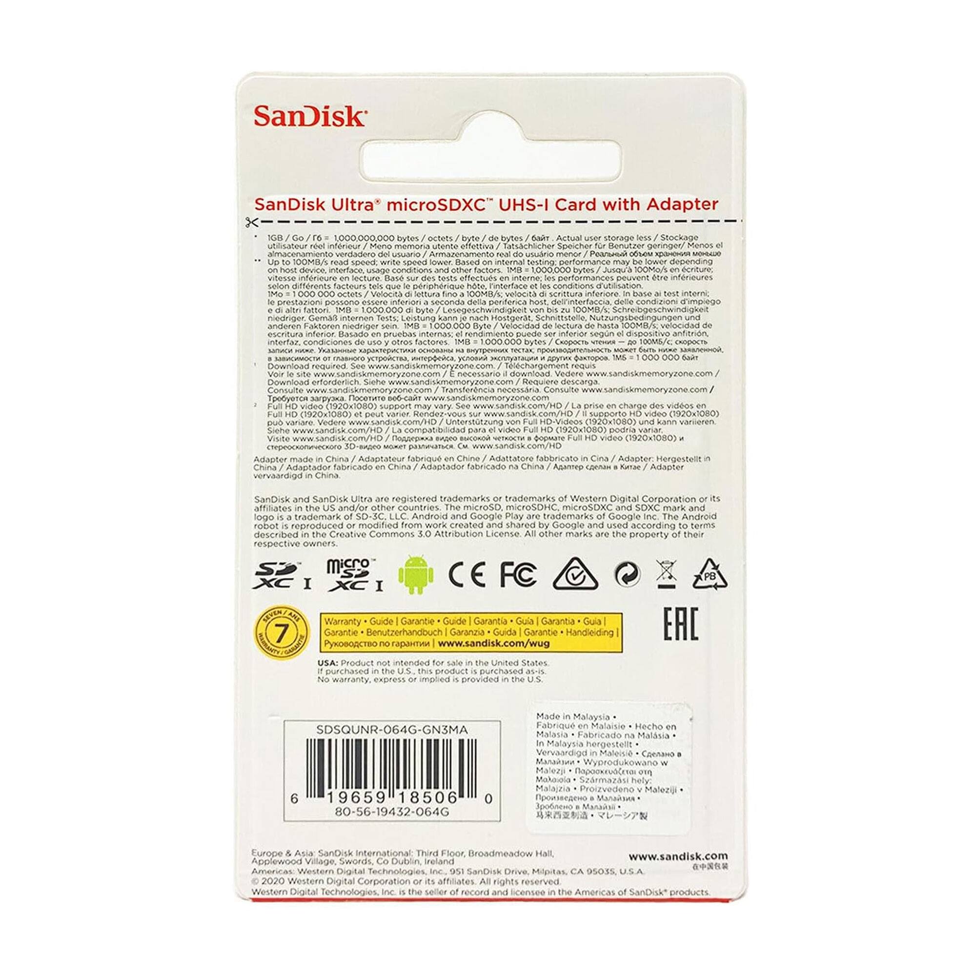 SanDisk SanDisk Ultra microSDXC UHS-I Card with Adapter

1 GB / 1 Go / 1 GB = 1,000,000,000 bytes / octets / byte / Byte. Actual user storage less / Stockage réel utilisateur / Peraanamanan pengguna sebenarnya / Actual user storage less / Actual user storage less / Actual user storage less / Actual user storage less / Actual user storage less / Actual user storage less / Actual user storage less / Actual user storage less / Actual user storage less / Actual user storage less / Actual user storage less / Actual user storage less / Actual user storage less / Actual user storage less / Actual user storage less / Actual user storage less / Actual user storage less / Actual user storage less / Actual user storage less / Actual user storage less / Actual user storage less / Actual user storage less / Actual user storage less / Actual user storage less / Actual user storage less / Actual user storage less / Actual user storage less / Actual user storage less / Actual user storage less / Actual user storage less / Actual user storage less / Actual user storage less / Actual user storage less / Actual user storage less / Actual user storage less / Actual user storage less / Actual user storage less