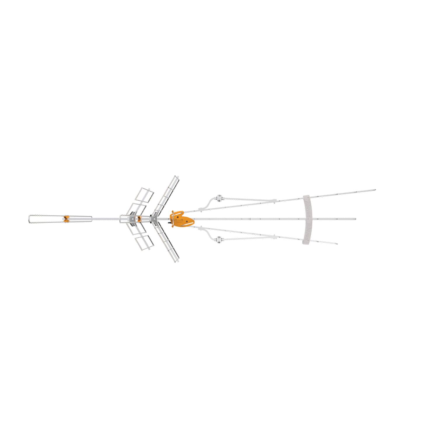 Alt View 1. Televes - Televes 148383 Dat Series Boss Mix Lr Low-vhf/high-vhf/uhf Antenna - Orange.