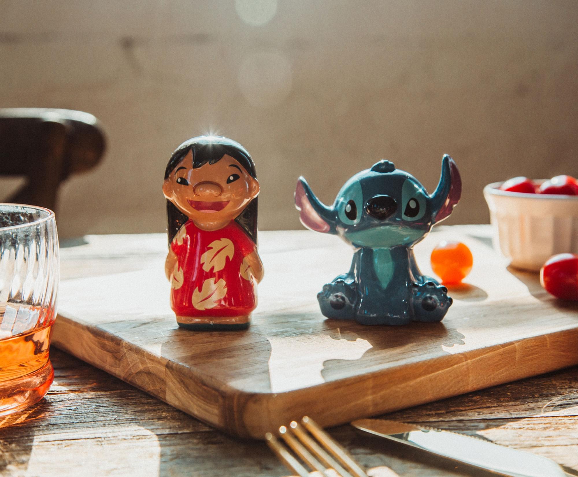 Alt View 3. Silver Buffalo - Disney Lilo & Stitch Ceramic Salt and Pepper Shakers | Set of 2 - Blue.