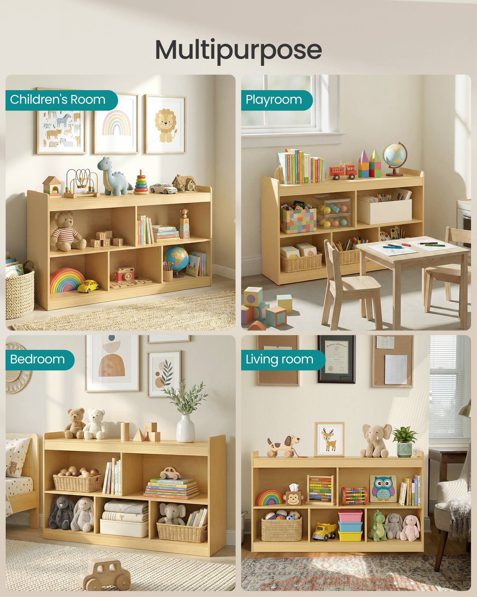 Multipurpose Children's Room Playroom  
I Bedroom Living room