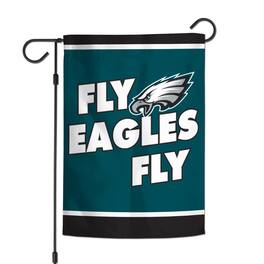 WinCraft - Philadelphia Eagles Double-Sided 12'' x 18'' Team Slogan Garden Flag - Multicolor