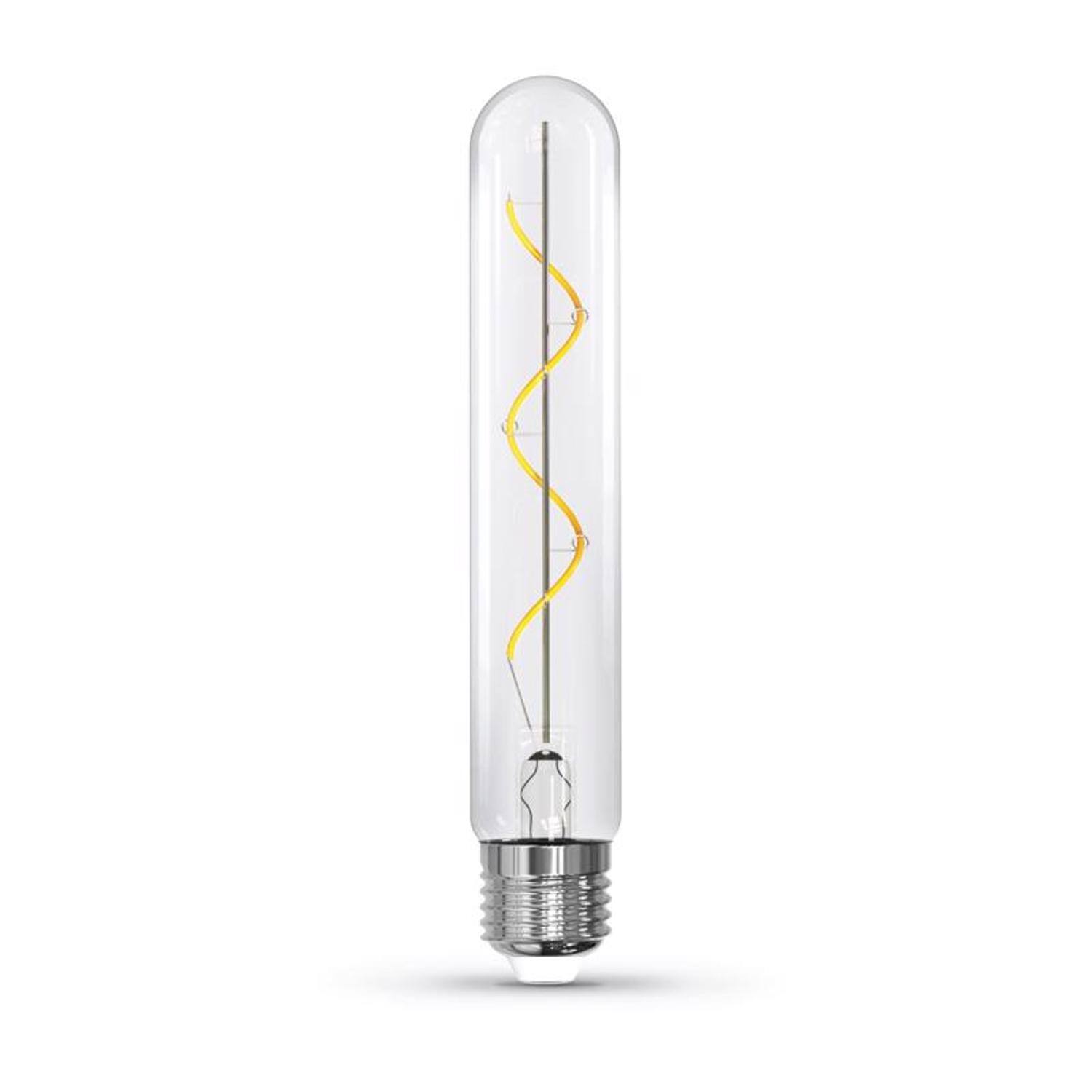 Angle. FEIT ELECTRIC - Feit T10 E26 (Medium) Filament LED Bulb Daylight 40 Watt Equivalence 1 pk.