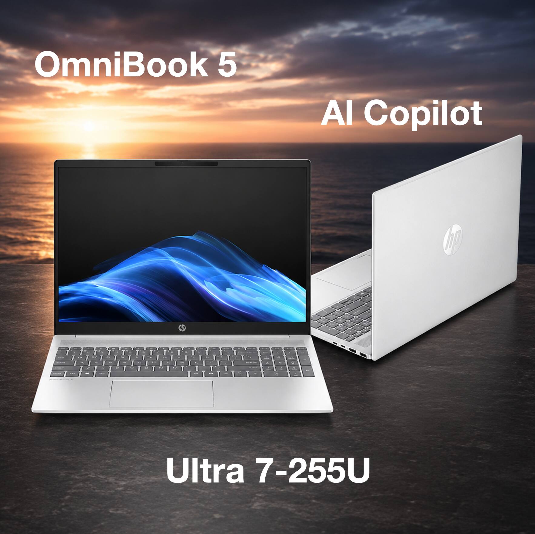 OmniBook 5 AI Copilot  
Ultra 7-255U