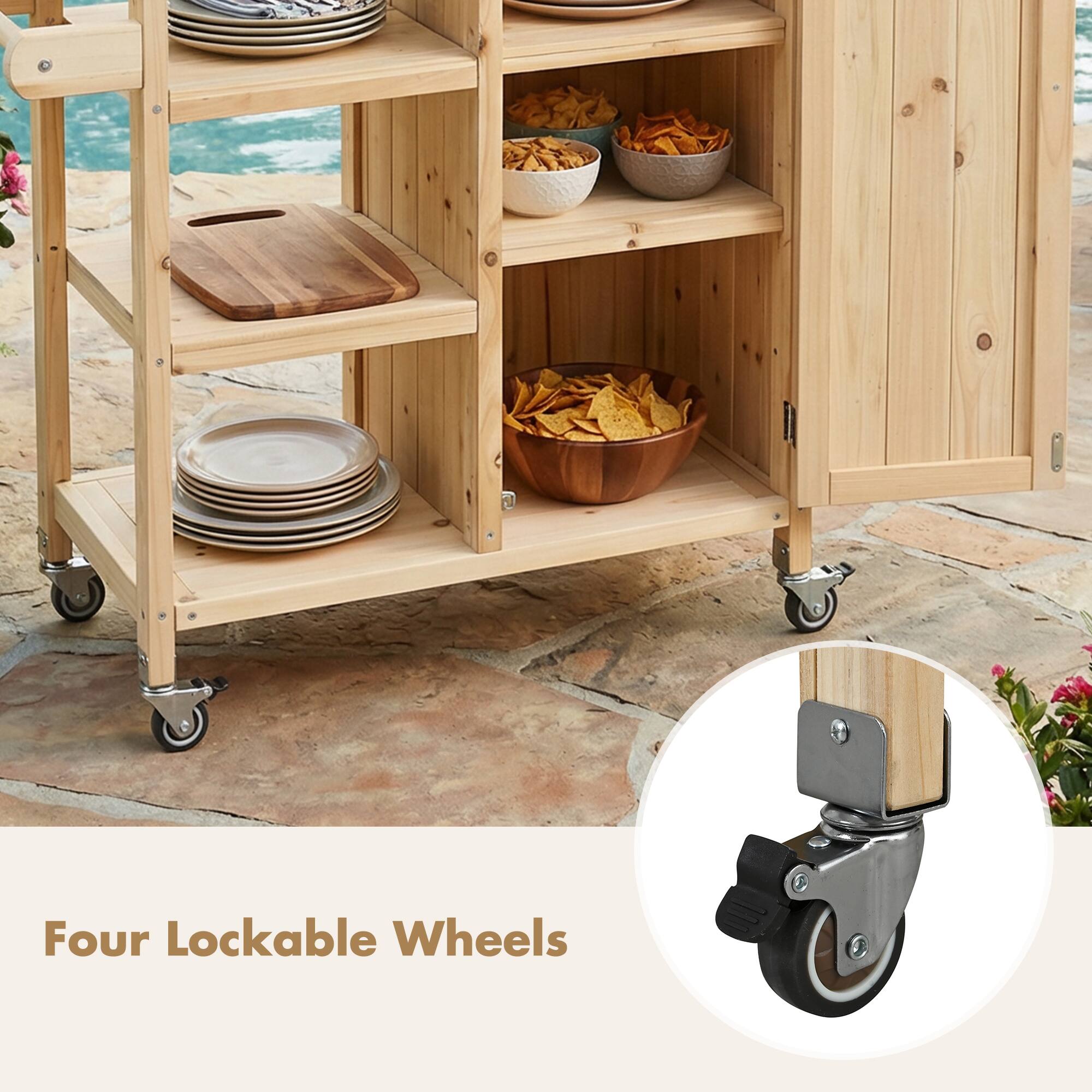 Four Lockable Wheels