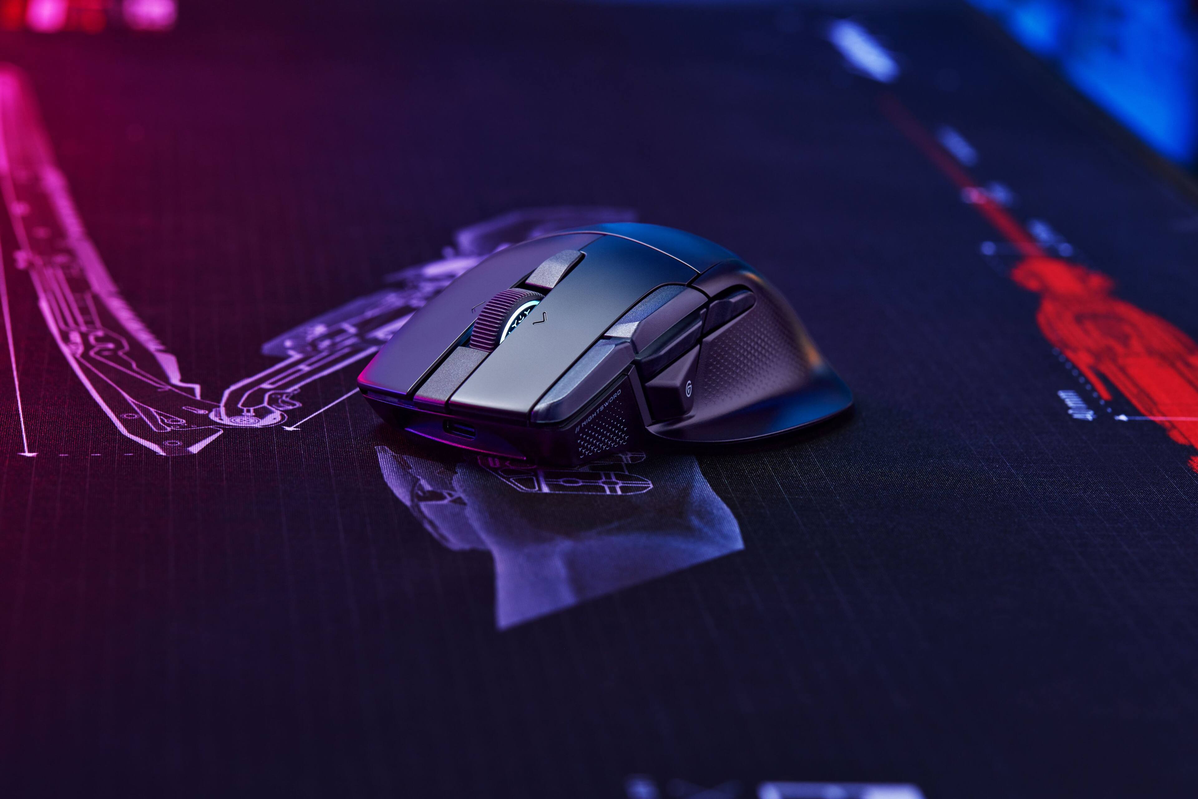 Alt View 13. CORSAIR - NIGHTSWORD v2 WIRELESS SD Stream Deck Gaming Mouse - Black.