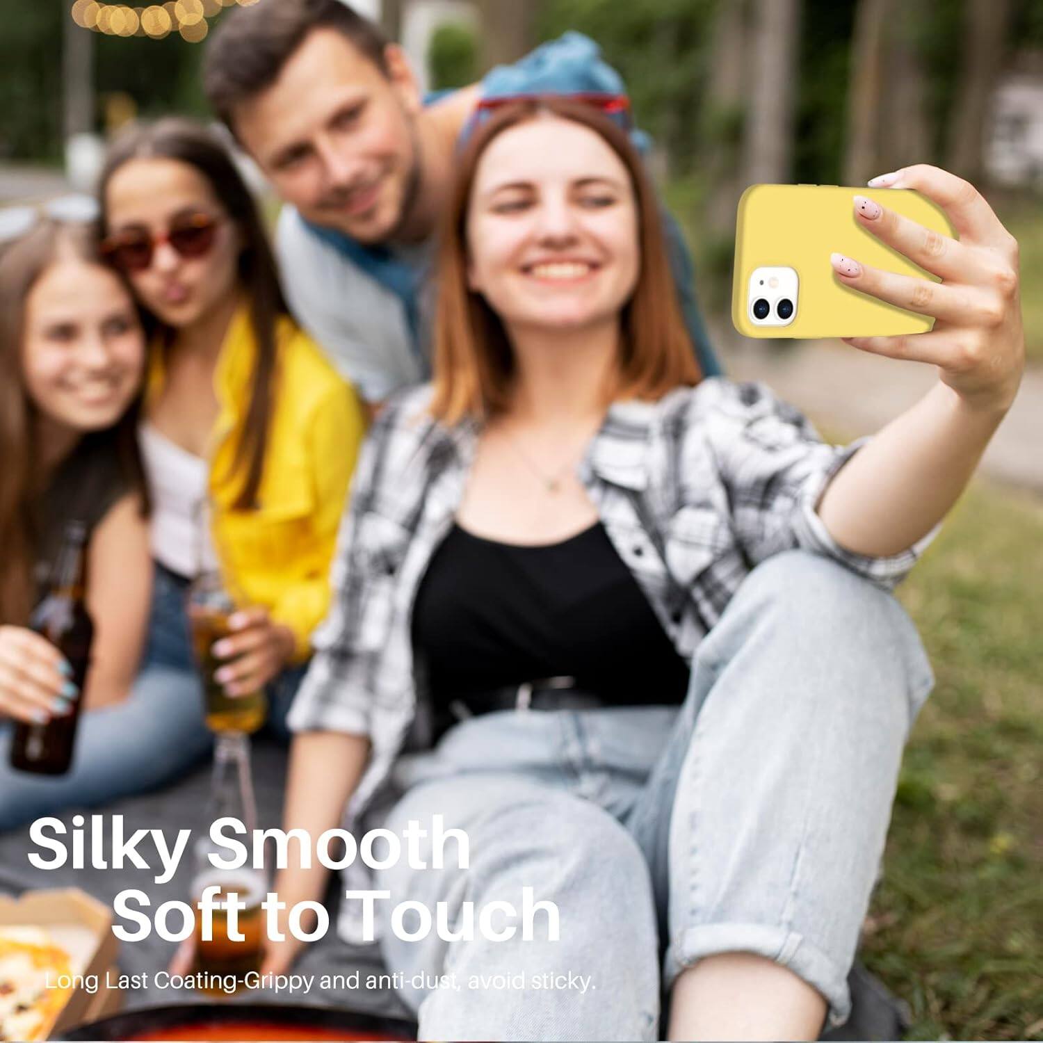 Silky Smooth Soft to Touch

Long Last Coating-Grippy and anti-dust, avoid sticky.