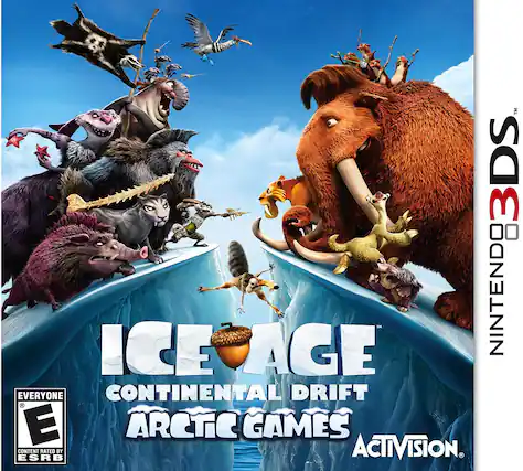 **Nintendo 3DS**
**Ice Age: Continental Drift**
**Arctic Games**
**Activision**
**Everyone**
**Content Rated by ESRB** - E (Everyone)