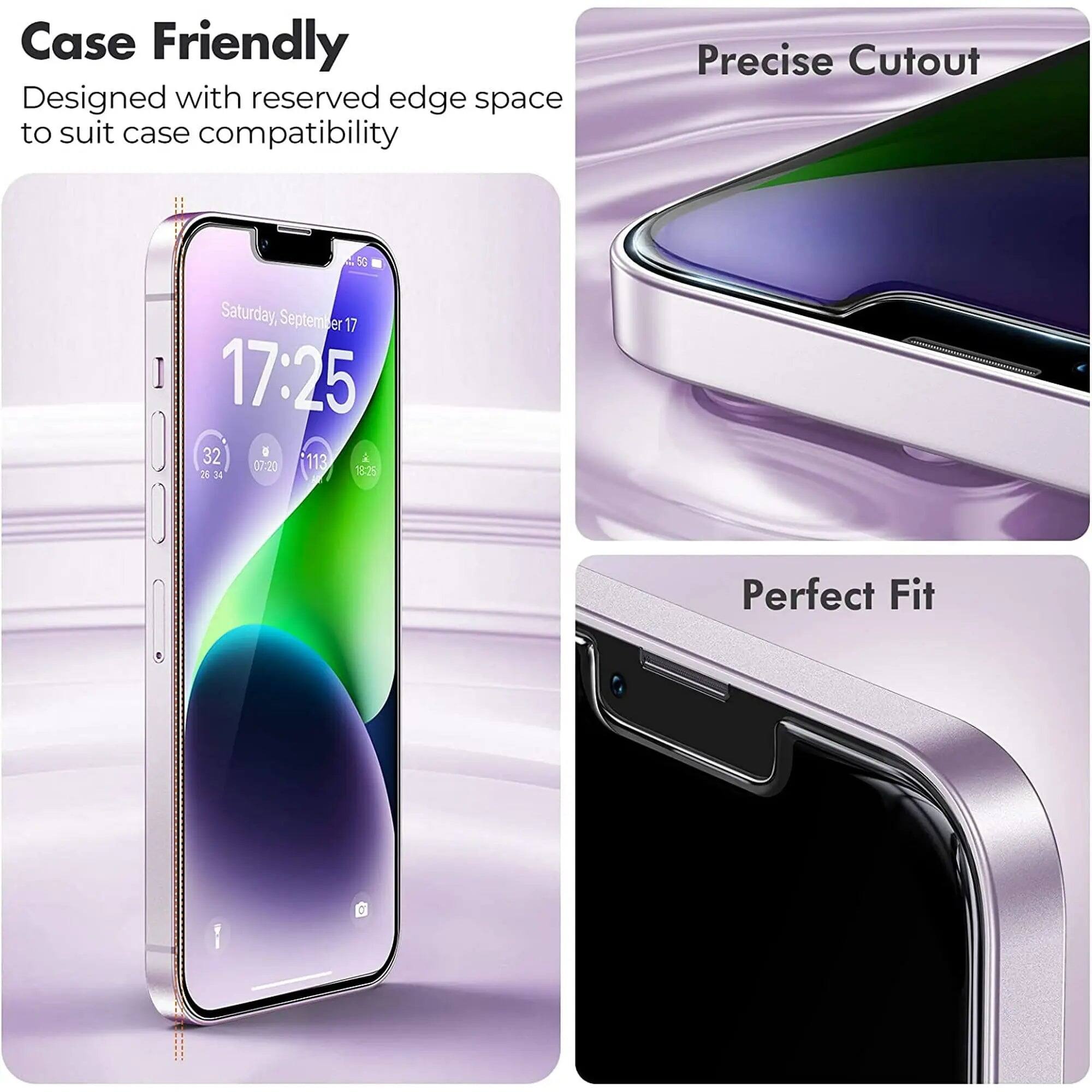 Case Friendly  
Designed with reserved edge space to suit case compatibility

Precise Cutout

Perfect Fit