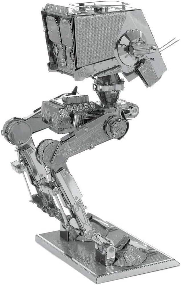 Alt View 3. Metal Earth - Metal Earth Star Wars Imperial AT-ST 3D Metal Model Kit - Silver.