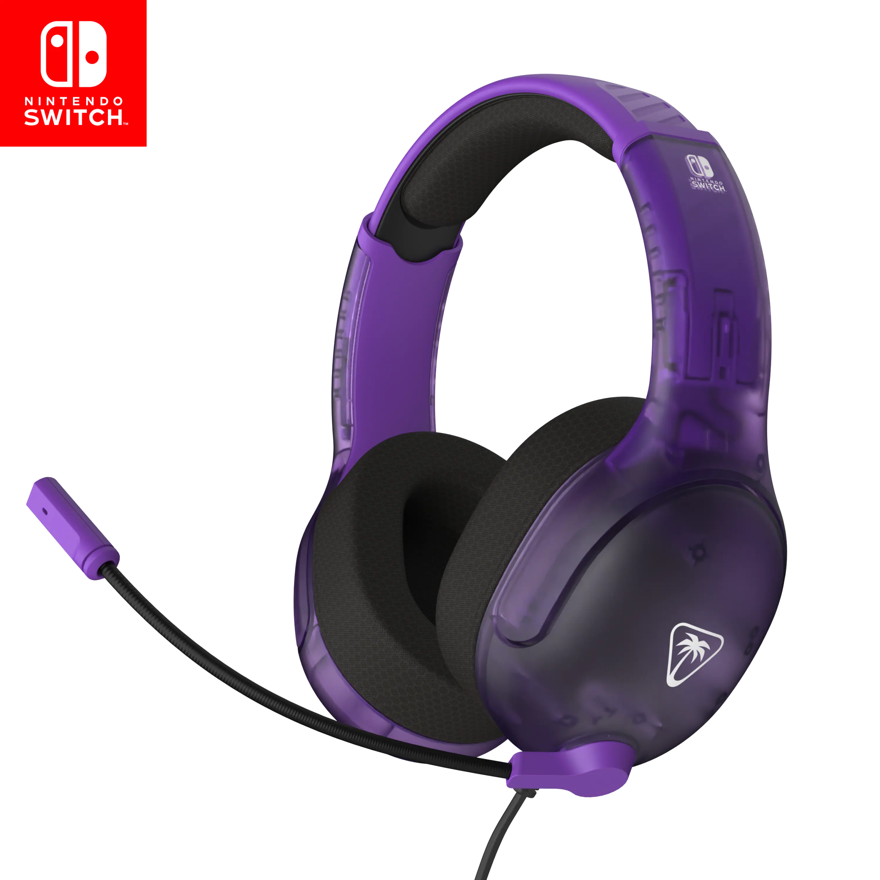 Turtle Beach - Airlite Fit Wired Over-Ear Gaming Headset for Nintendo Switch, Nintendo Switch Lite & Nintendo Switch - OLED Model - Ghost Purple