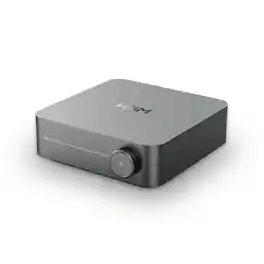 WiiM - Amp Multiroom Streaming Amplifier - Class D, 60W x 2 (8 Ohms), 120W x 2 (4 Ohms) - Space Gray