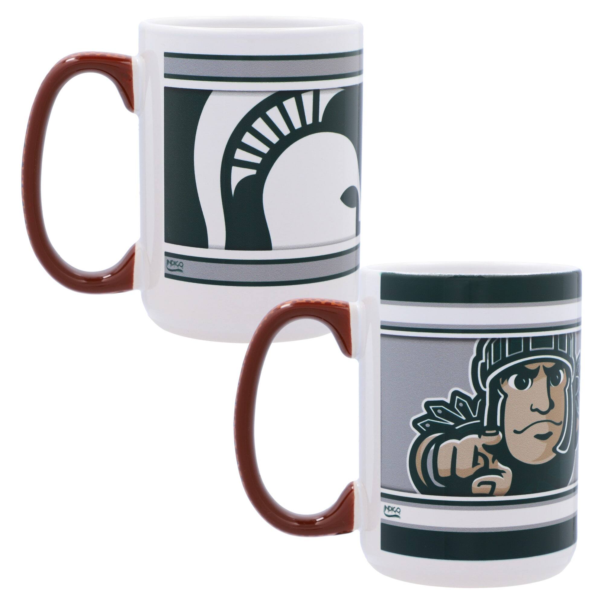 Alt View 1. Indigo Falls - Michigan State Spartans 15oz. Home & Away 2-Pack Mug Set - Multicolor.