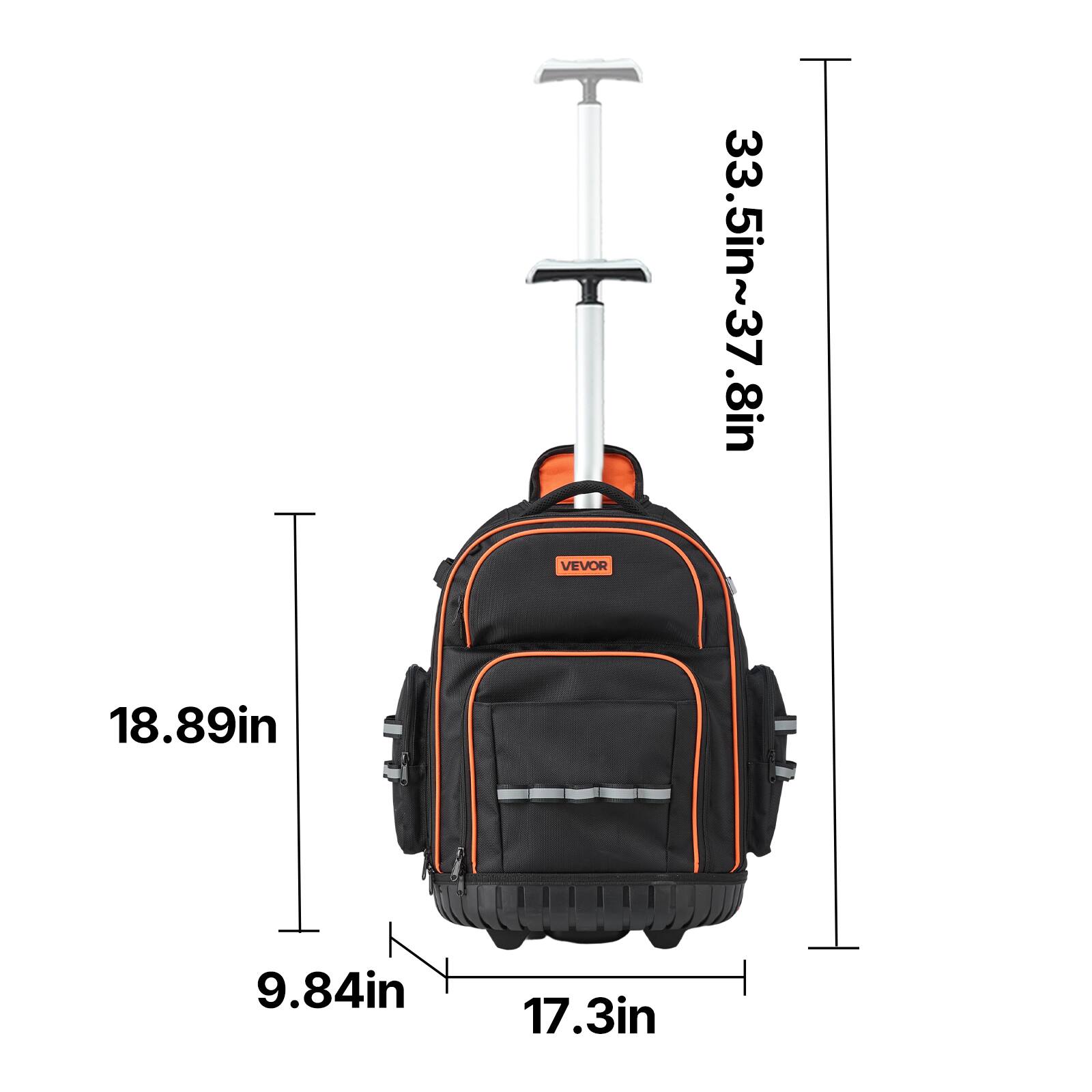 VEVOR

33.5in~37.8in

18.89in

9.84in

17.3in
