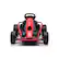 Front. GoTrax - GOTRAX Drift Go Kart Electric Ride On for Kids, Up to 8 MPH, 120 lbs Weight Capacity, Red - Red.
