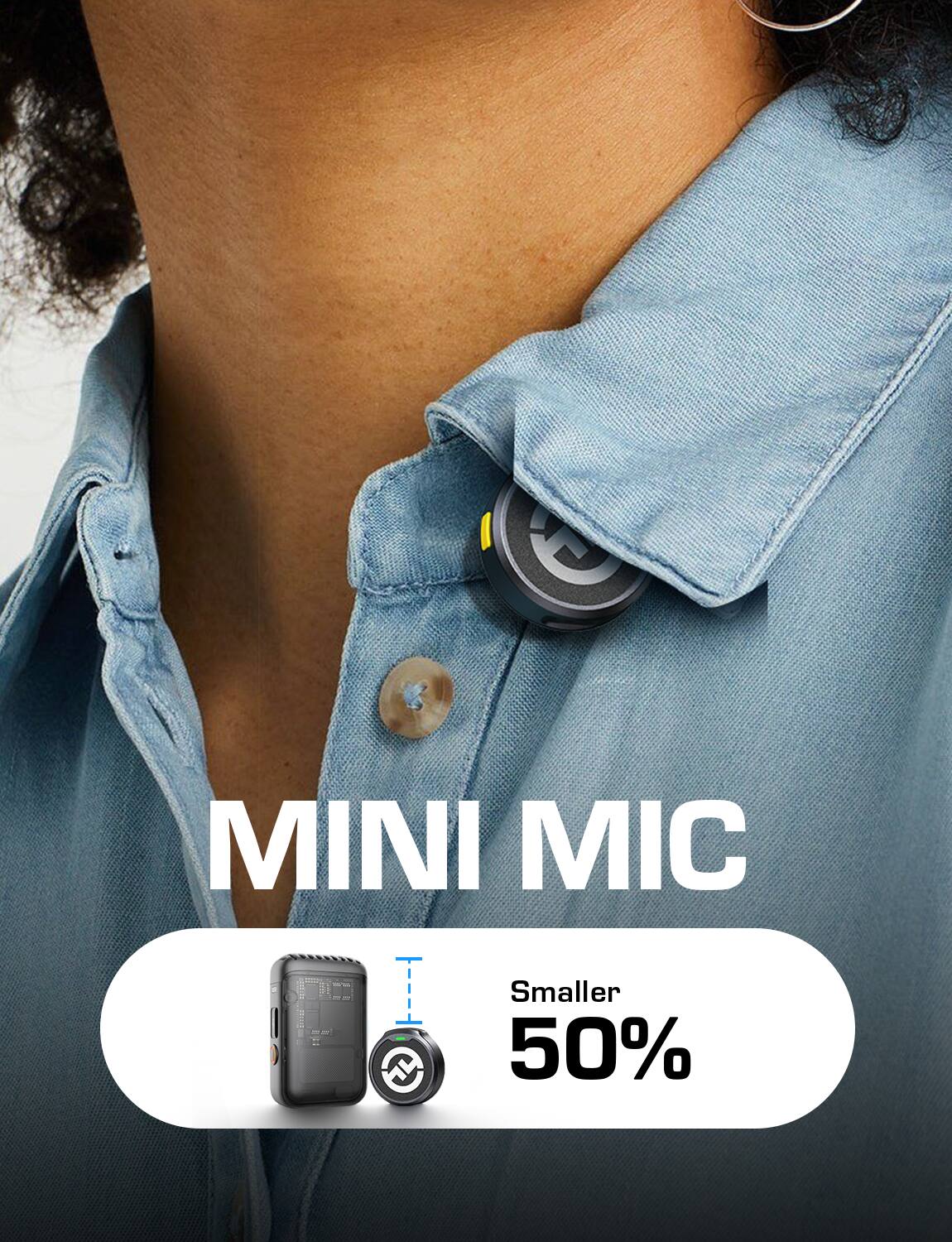MINI MIC
Smaller 50%