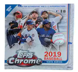 2019 Topps Chrome Update Series Baseball Mega Box