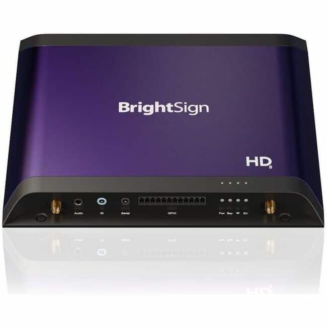 Photos - Monitor BrightSign HD225 Digital Signage Appliance - High Dynamic Range - 2160p - HDMI - Serial - Wireless LAN - Bluetooth (HDR)