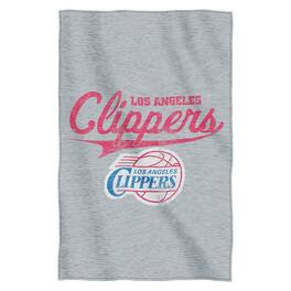 Northwest - Los Angeles LA Clippers NBA Logo Sweatshirt Material Blanket Throw - Multi