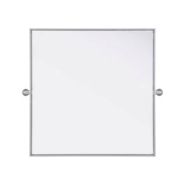 Elegant Kitchen and Bath - Amoura 27X36 Pivot Mirror In - Silver