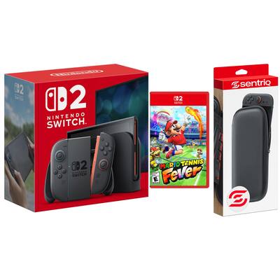 Switch 2 Video Game Console with Mario Tennis Fever and Protective Switch 2 Video Game Console with Mario Tennis Fever and Protective