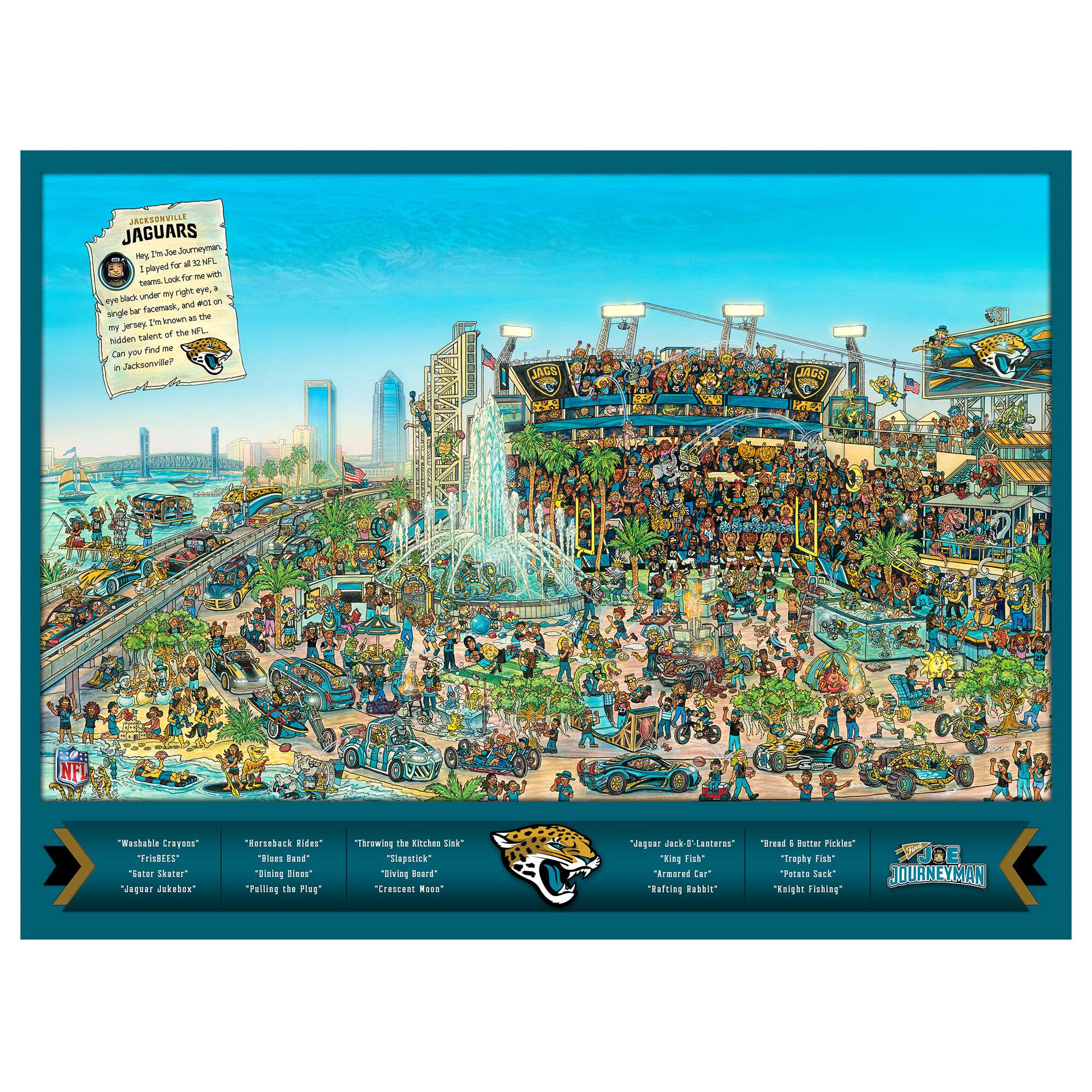 YouTheFan - 500-Piece Joe Journeyman Puzzle - Multicolor price history on PriceWatchPro