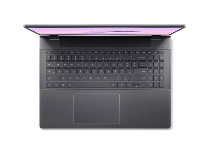 Back. Acer - Acer Chromebook Plus 516 16" WQXGA Laptop Intel i3-1315U 12-Core 8GB RAM 256GB SSD ChromeOS AI Webcam - Metallic Silver.