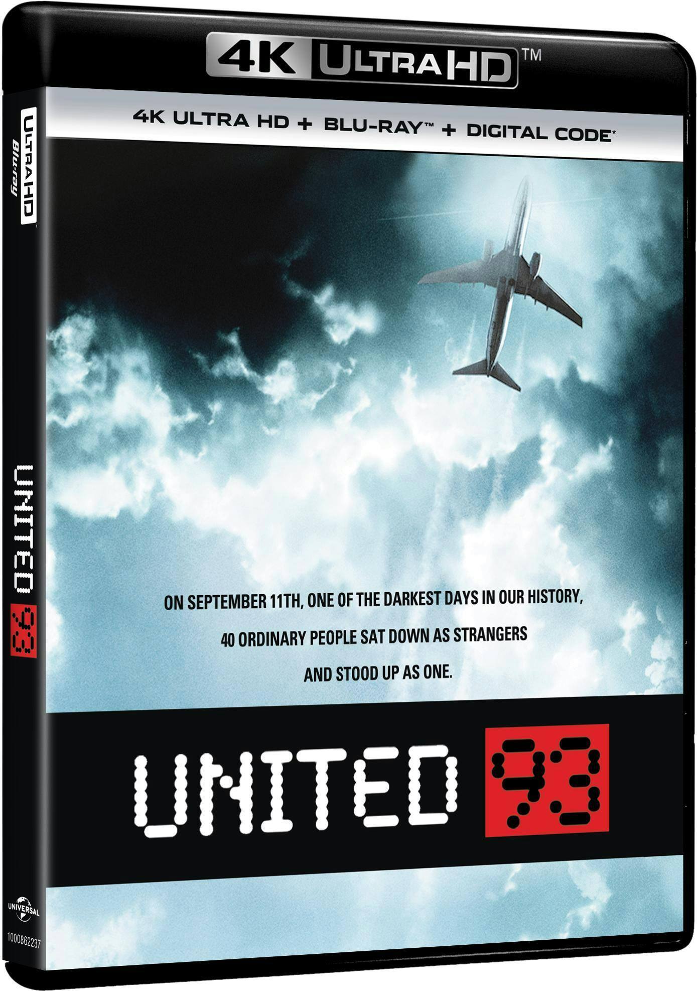 Angle. United 93   - 4K Blu-Ray.